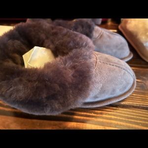 Australian made sheepskin kids slippers!